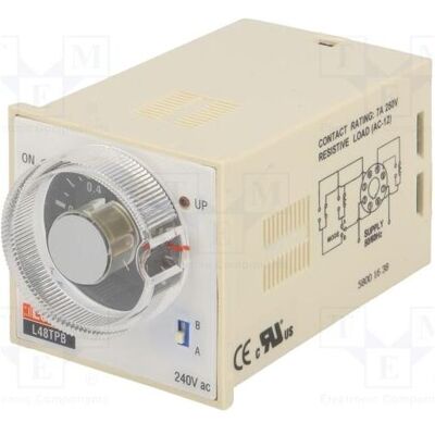 Lovato Module d'automatisation : minuterie 0,05 s à 10 min, DPDT 250 V CA/5 A, 24 à 240 V CC, Relai Lovato Module d'automatisation : minuterie 0,05 s à 10 min, DPDT 250 V CA/5 A, 24 à 240 V CC, Relai