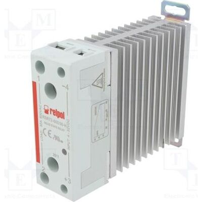 Relpol Relais à semi-conducteurs monophasé 600 V CA, 4-32 V CC, AC1 30/600 V CA, RSR72-60D30-H 2616009, Relai Relpol Relais à semi-conducteurs monophasé 600 V CA, 4-32 V CC, AC1 30/600 V CA, RSR72-60D30-H 2616009, Relai