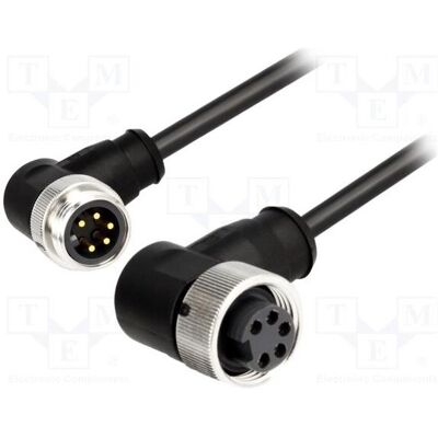 Harting Câble : pour capteurs/automatisation, connecteur à 5 broches non blindé, 0,3 m, Câble + prise électronique Harting Câble : pour capteurs/automatisation, connecteur à 5 broches non blindé, 0,3 m, Câble + prise électronique