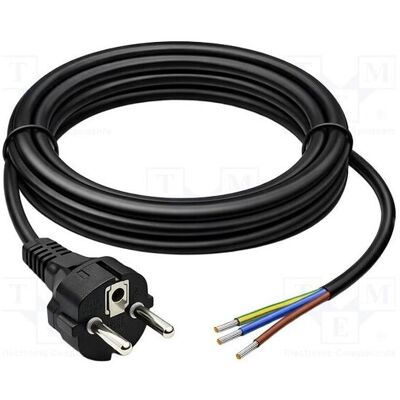 Qoltec, Rallonge, Câble HD5VV-F 3G 0,75 mm² avec fiche CEE 7/7 (E/F), câbles en PVC de 1,8 m (1.80 m, CEE 7/7) Qoltec, Rallonge, Câble HD5VV-F 3G 0,75 mm² avec fiche CEE 7/7 (E/F), câbles en PVC de 1,8 m (1.80 m, CEE 7/7)