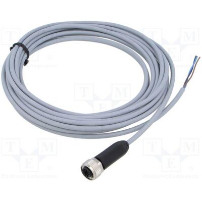 Festo Câble : pour capteurs/automatisation PIN : 3 connecteurs M12 femelles droits, 5 m, Câble + prise électronique, Gris Festo Câble : pour capteurs/automatisation PIN : 3 connecteurs M12 femelles droits, 5 m, Câble + prise électronique, Gris