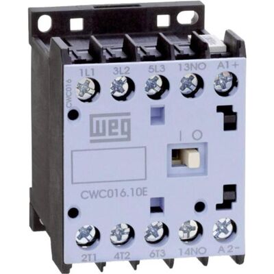 Weg CWC09-01-30C03 Contacteur - 3 NO - 4 kW - 24 V/DC - 9 A Weg CWC09-01-30C03 Contacteur - 3 NO - 4 kW - 24 V/DC - 9 A