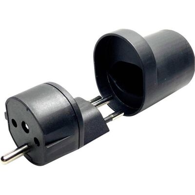 Adaptateur de voyage Martin Kaiser 181/sw/1 - IP20 Schuko Noir Adaptateur de voyage Martin Kaiser 181/sw/1 - IP20 Schuko Noir