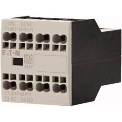 Interrupteur auxiliaire Eaton DILM12-XHI11-PI - Contact auxiliaire 240V/AC 3.5A Interrupteur auxiliaire Eaton DILM12-XHI11-PI - Contact auxiliaire 240V/AC 3.5A