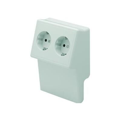 Gewiss NP42844 - Boîte double pour canaux de plinthe Gewiss NP42844 - Boîte double pour canaux de plinthe