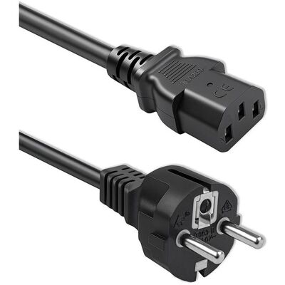 Qoltec, Rallonge, Kabel zasilający Kabel zasilający SCHUKO CEE 7/7 (E/F) IEC C13 3*1.0mm2 3m (3 m, CEE 7/7) Qoltec, Rallonge, Kabel zasilający Kabel zasilający SCHUKO CEE 7/7 (E/F) IEC C13 3*1.0mm2 3m (3 m, CEE 7/7)
