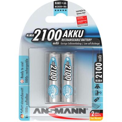 Ansmann Maxe (1 pcs, AA, 2100 mAh), Batteries + piles Ansmann Maxe (1 pcs, AA, 2100 mAh), Batteries + piles