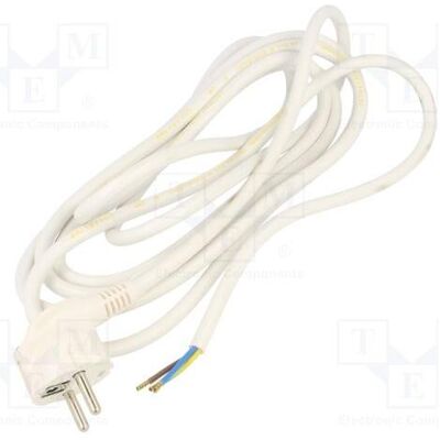 Plastrol, Rallonge, Câble H03VV-F, OMY 3 × 1,5 mm², fiche CEE 7/7 (E/F) coudée, câbles (3.50 m) Plastrol, Rallonge, Câble H03VV-F, OMY 3 × 1,5 mm², fiche CEE 7/7 (E/F) coudée, câbles (3.50 m)