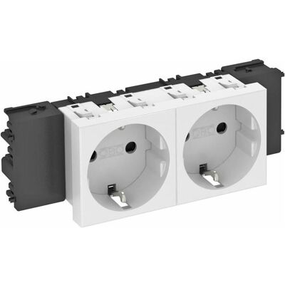 OBO Bettermann Modèle STD-D0C RW2 Prise électrique 2 modules OBO Bettermann Modèle STD-D0C RW2 Prise électrique 2 modules