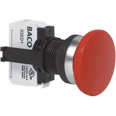 BACO L21AD01C Interrupteur d'arrêt d'urgence Chrome BACO L21AD01C Interrupteur d'arrêt d'urgence Chrome
