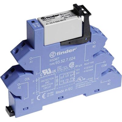 Finder 38.62.7.024.0050 - Relais de 24 V DC avec 2 contacts inverseurs Finder 38.62.7.024.0050 - Relais de 24 V DC avec 2 contacts inverseurs