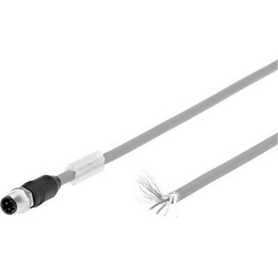 Festo 8040456 Câble de raccordement pour capteur ou actionneur M12, 5,00 m, nombre de pôles : 4, 1, Câble + prise électronique, Multicolore Festo 8040456 Câble de raccordement pour capteur ou actionneur M12, 5,00 m, nombre de pôles : 4, 1, Câble + prise électronique, Multicolore