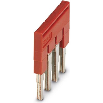 Phoenix Contact Jumper bar FBS 4-6, Câble + prise électronique, Rouge Phoenix Contact Jumper bar FBS 4-6, Câble + prise électronique, Rouge