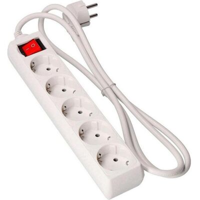 Multiprise EDM - 5 Prises, Interrupteur, 1,5 m Multiprise EDM - 5 Prises, Interrupteur, 1,5 m
