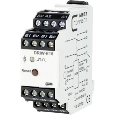 Relais de surveillance Metz Connect - 24 V/AC/DC, 2 inverseurs Relais de surveillance Metz Connect - 24 V/AC/DC, 2 inverseurs