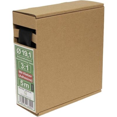 Quadrios 23CA181 Tube Thermorétractable Noir - Gaine Shrink Quadrios 23CA181 Tube Thermorétractable Noir - Gaine Shrink