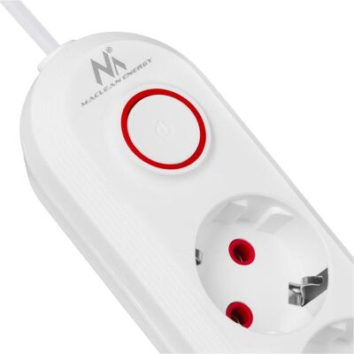 Maclean, Multiprise, Steckdosenleiste (3x, CEE 7/7, USB-A, 1.50 m) Maclean, Multiprise, Steckdosenleiste (3x, CEE 7/7, USB-A, 1.50 m)