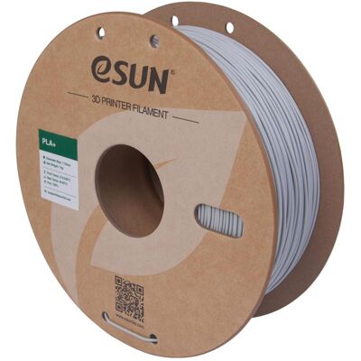 eSUN Filament PLA+ Beton-Grau 1.75mm 1000g (PLA, 1.75 mm), Filament 3D, Gris eSUN Filament PLA+ Beton-Grau 1.75mm 1000g (PLA, 1.75 mm), Filament 3D, Gris