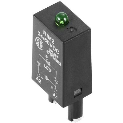 Module LED Weidmüller RIM 3 6/24VUC Vert - Indicateur LED Module LED Weidmüller RIM 3 6/24VUC Vert - Indicateur LED