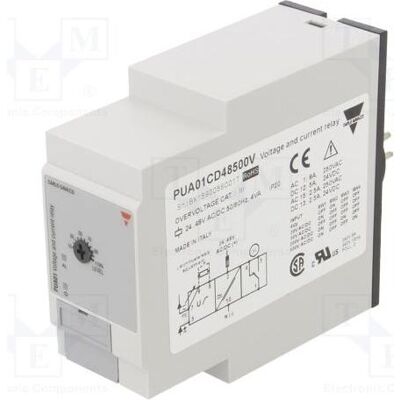 Carlo Gavazzi Relais de surveillance de tension 24÷48 V CA, prise 24÷48 V CC, SPDT, IP20, Relai Carlo Gavazzi Relais de surveillance de tension 24÷48 V CA, prise 24÷48 V CC, SPDT, IP20, Relai
