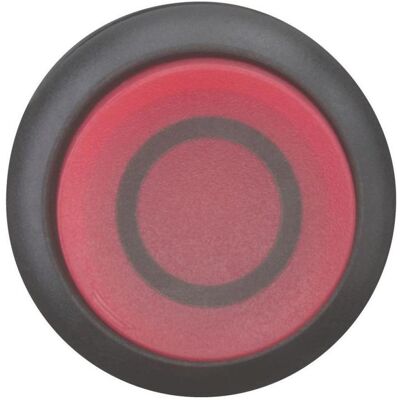 Eaton M22S-DLH-R-X0 Bouton lumineux - Haut, Rouge, Collerette en plastique Eaton M22S-DLH-R-X0 Bouton lumineux - Haut, Rouge, Collerette en plastique