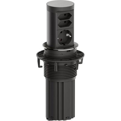 Bachmann, Multiprise, ELEVATOR 2 versenkbare Einbausteckdose 3-fach, 1x CEE7/3, 2x Euro, Edel... (3x, CEE 7/16, CEE 7/3, Type 13, 2 m) Bachmann, Multiprise, ELEVATOR 2 versenkbare Einbausteckdose 3-fach, 1x CEE7/3, 2x Euro, Edel... (3x, CEE 7/16, CEE 7/3, Type 13, 2 m)