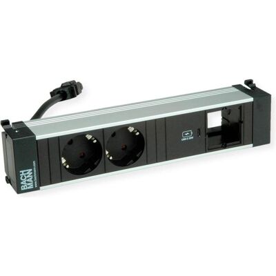 Bachmann - 916.507 - 2x CEE7/3 - USB-C 30W - Power Strip Bachmann - 916.507 - 2x CEE7/3 - USB-C 30W - Power Strip