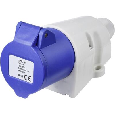Sygonix, Prise de courant, SY-7486046 Prise murale CEE CARA 16 A, 3 broches, 230 V CA, 1 pièce(s) Sygonix, Prise de courant, SY-7486046 Prise murale CEE CARA 16 A, 3 broches, 230 V CA, 1 pièce(s)