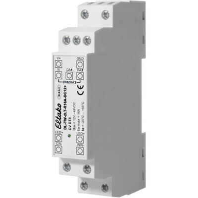 Eltako, Interrupteurs éclairage + volets électriques, DL-TW-2LT-R16A-DC12+ Variateur pour LED Rail DIN, Rail symétrique Eltako, Interrupteurs éclairage + volets électriques, DL-TW-2LT-R16A-DC12+ Variateur pour LED Rail DIN, Rail symétrique