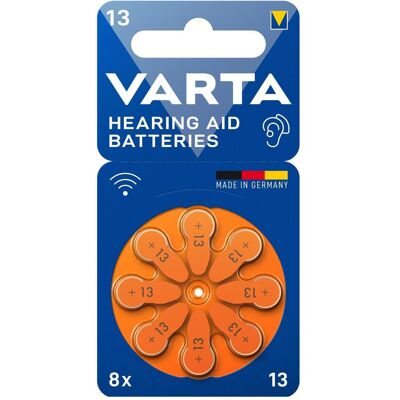 Varta 13 Batterie Ménage - Énergie Fiable pour Appareils Auditifs Varta 13 Batterie Ménage - Énergie Fiable pour Appareils Auditifs