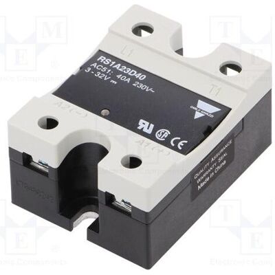 Carlo Gavazzi Relais : à semi-conducteurs Ucntrl : 3÷32 V CC, 40 A, 42÷265 V CA, RS1 monophasé, Relai Carlo Gavazzi Relais : à semi-conducteurs Ucntrl : 3÷32 V CC, 40 A, 42÷265 V CA, RS1 monophasé, Relai