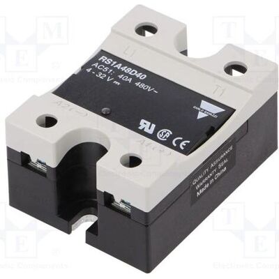 Carlo Gavazzi Relais : à semi-conducteurs Ucntrl : 4÷32 V CC, 40 A, 42÷530 V CA, RS1 monophasé, Relai Carlo Gavazzi Relais : à semi-conducteurs Ucntrl : 4÷32 V CC, 40 A, 42÷530 V CA, RS1 monophasé, Relai