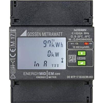 Gossen Metrawatt EM2289 - Compteur d'énergie - 4 fils, MID Gossen Metrawatt EM2289 - Compteur d'énergie - 4 fils, MID