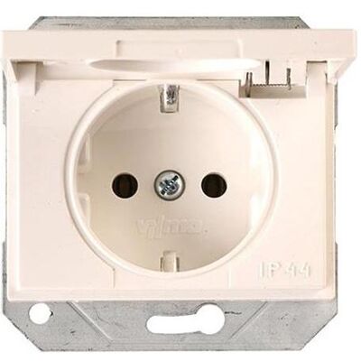 Vila, Prise de courant, Socket Vilma Xp White Ip44 Vila, Prise de courant, Socket Vilma Xp White Ip44