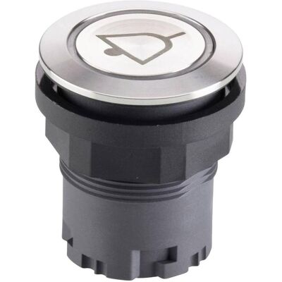 Schlegel JRVATLRL 0090 - Bouton-poussoir - RONDEX-JUWEL, cloche en acier inoxydable, Bouton + interrupteur, Gris Schlegel JRVATLRL 0090 - Bouton-poussoir - RONDEX-JUWEL, cloche en acier inoxydable, Bouton + interrupteur, Gris