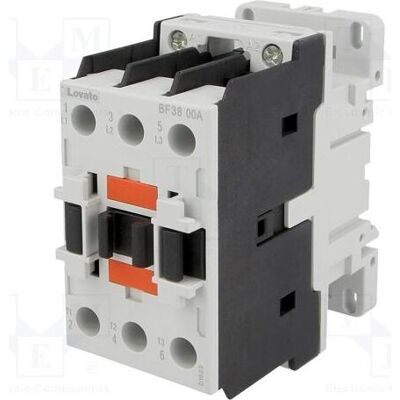 Lovato Electric Stycznik mocy 38A 3P 110V AC 0Z 0R BF3800A110, Relai Lovato Electric Stycznik mocy 38A 3P 110V AC 0Z 0R BF3800A110, Relai