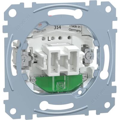 Support Merten pour interrupteur bipolaire avec lumière d'orientation - MEG3636-0000 Support Merten pour interrupteur bipolaire avec lumière d'orientation - MEG3636-0000