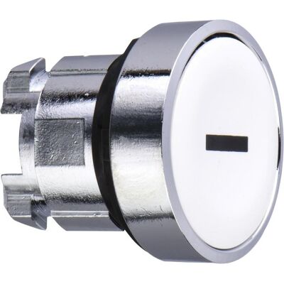 Schneider Electric Flush White With Black I Marking, Bouton + interrupteur, Argent, Blanc Schneider Electric Flush White With Black I Marking, Bouton + interrupteur, Argent, Blanc