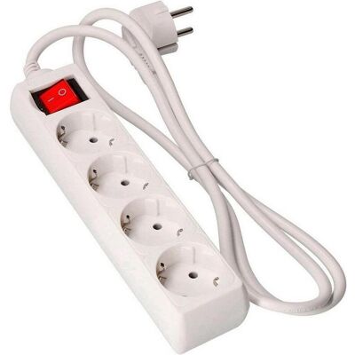 Multiprise EDM 4 Prises avec Interrupteur - 1,5m Multiprise EDM 4 Prises avec Interrupteur - 1,5m