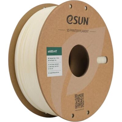 eSUN eABS-HT Filament naturel haute température 1.75mm 1Kg (ABS, 1.75 mm, 1000 g), Filament 3D, Blanc eSUN eABS-HT Filament naturel haute température 1.75mm 1Kg (ABS, 1.75 mm, 1000 g), Filament 3D, Blanc