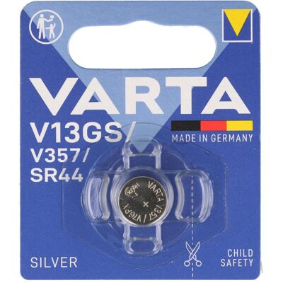 Varta V13GS Batterie Oxide d'Argent - Pile bouton - 1,55V Varta V13GS Batterie Oxide d'Argent - Pile bouton - 1,55V