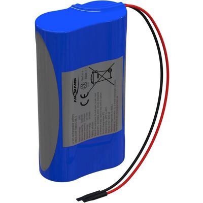 Ansmann 1S2P Akkupack 2x 18650 Kabel Li-Ion 3.6V 5200mAh Akkupack 2x Li-Ion 3. (1 pcs, 18650, 5200 mAh), Batteries + piles Ansmann 1S2P Akkupack 2x 18650 Kabel Li-Ion 3.6V 5200mAh Akkupack 2x Li-Ion 3. (1 pcs, 18650, 5200 mAh), Batteries + piles