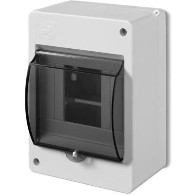 Elektro-Plast 1 répartiteur modulaire apparent 1 x 4 EP 1 (Boîtier, Répartiteur), Accessoires électroniques + boîtier, Blanc, Transparent Elektro-Plast 1 répartiteur modulaire apparent 1 x 4 EP 1 (Boîtier, Répartiteur), Accessoires électroniques + boîtier, Blanc, Transparent