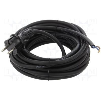 Plastrol, Rallonge, Câble H07RN-F 2 × 1,5 mm², fiche CEE 7/17 (C), câbles en caoutchouc, 10 m (10 m, CEE 7/17) Plastrol, Rallonge, Câble H07RN-F 2 × 1,5 mm², fiche CEE 7/17 (C), câbles en caoutchouc, 10 m (10 m, CEE 7/17)