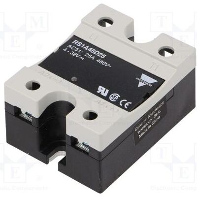 Carlo Gavazzi Relais : à semi-conducteurs Ucntrl : 4÷32 V CC, 25 A, 42÷530 V CA, RS1 monophasé, Relai Carlo Gavazzi Relais : à semi-conducteurs Ucntrl : 4÷32 V CC, 25 A, 42÷530 V CA, RS1 monophasé, Relai