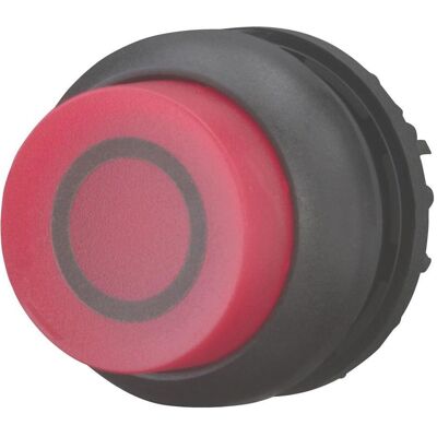 Eaton M22S-DLH-R-X0 Bouton lumineux - Haut, Rouge, Collerette en plastique Eaton M22S-DLH-R-X0 Bouton lumineux - Haut, Rouge, Collerette en plastique