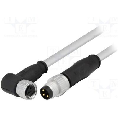 Harting Câble : pour capteurs/automatisation, M8, 3 broches, non blindé, 2 m, fiche en PVC, Câble + prise électronique Harting Câble : pour capteurs/automatisation, M8, 3 broches, non blindé, 2 m, fiche en PVC, Câble + prise électronique