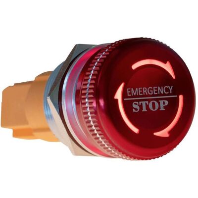 Joy-it Button22NA-01 Bouton d'arrêt d'urgence verrouillage mécanique Rouge Vert - Bouton d'arrêt d'urgence Joy-it Button22NA-01 Bouton d'arrêt d'urgence verrouillage mécanique Rouge Vert - Bouton d'arrêt d'urgence