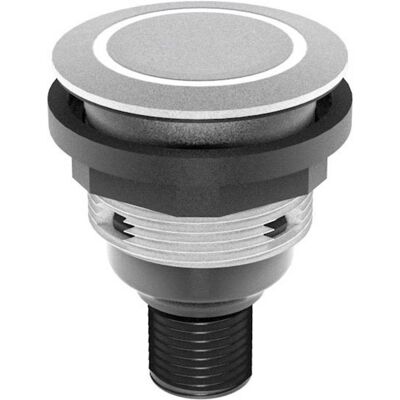Schlegel STLRGI0043C005 - Bouton-poussoir - 1 S« »I« » argenté, anneau LED vert, Bouton + interrupteur, Argent Schlegel STLRGI0043C005 - Bouton-poussoir - 1 S« »I« » argenté, anneau LED vert, Bouton + interrupteur, Argent