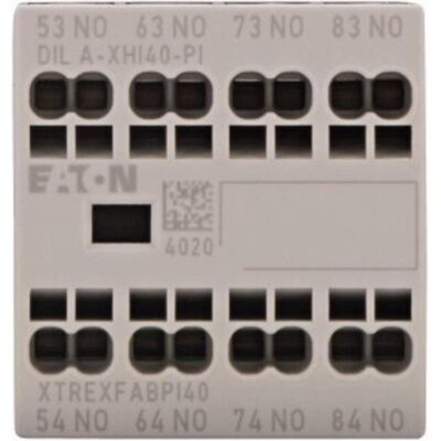 Eaton Bloc de contacts auxiliaires, 4 contacts, 4 NA - Bloc auxiliaire Eaton Bloc de contacts auxiliaires, 4 contacts, 4 NA - Bloc auxiliaire
